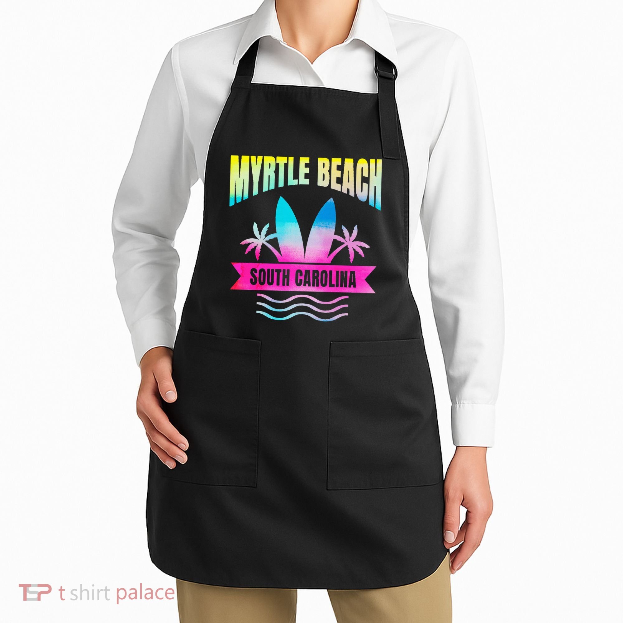 Myrtle Beach Vacation South Carolina Souvenir Apron