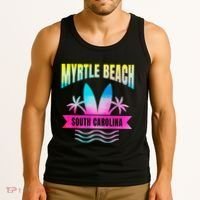 Myrtle Beach Vacation South Carolina Souvenir Tank Top thumb 3