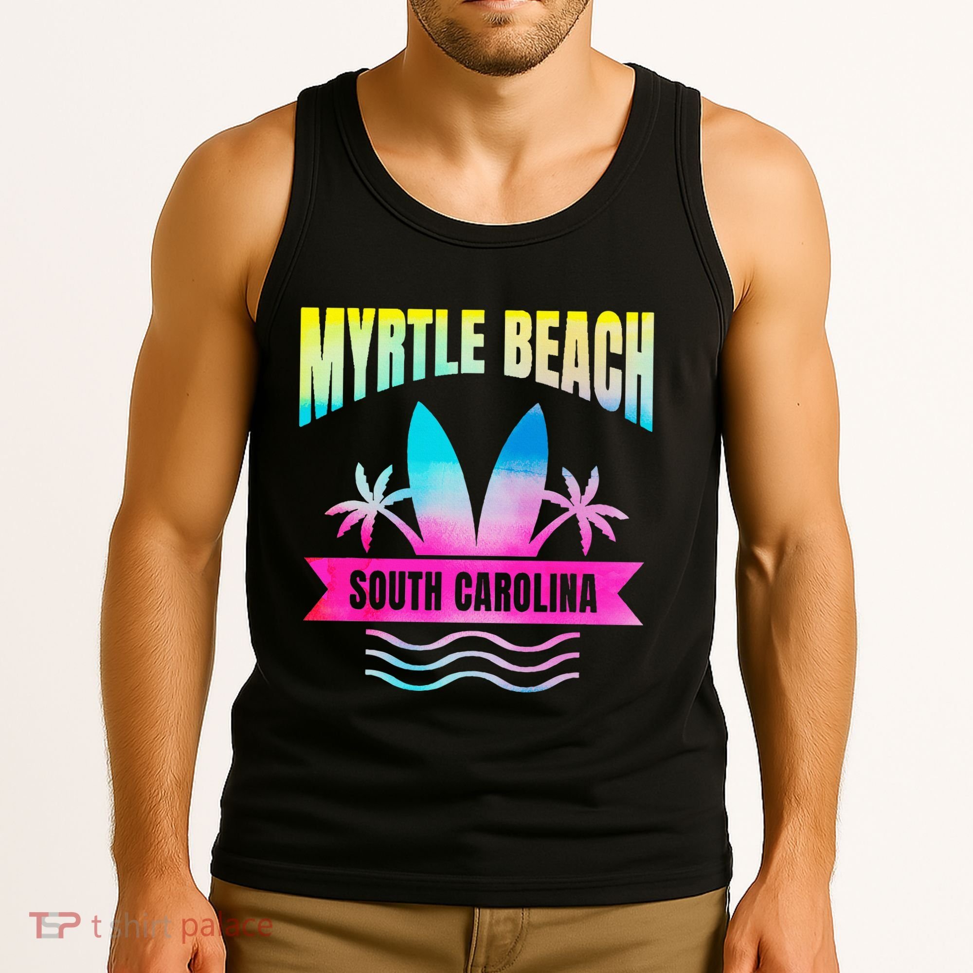 Myrtle Beach Vacation South Carolina Souvenir Tank Top