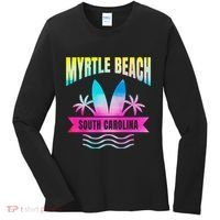 Myrtle Beach Vacation South Carolina Souvenir Women's Long Sleeve Shirt thumb 0