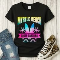 Myrtle Beach Vacation South Carolina Souvenir Women's T-Shirt thumb 3