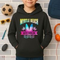 Myrtle Beach Vacation South Carolina Souvenir Kids Hoodie thumb 2