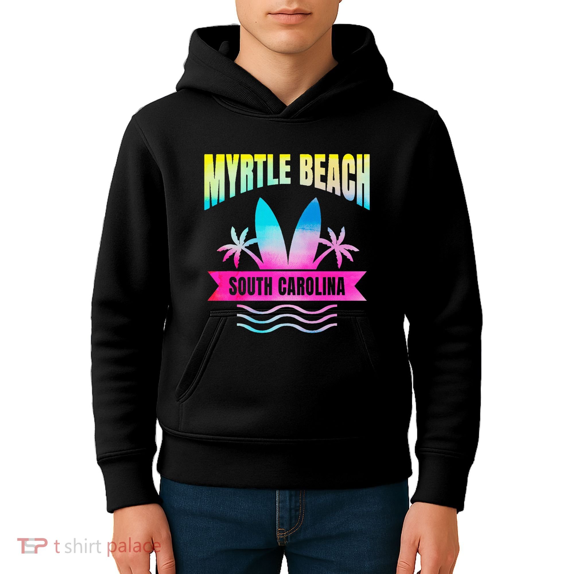 Myrtle Beach Vacation South Carolina Souvenir Kids Hoodie