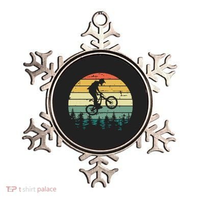Mountain Bike Vintage Downhill Biking MTB Riding Ornament