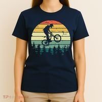 Mountain Bike Vintage Downhill Biking MTB Riding T-Shirt thumb 4