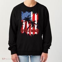Myrtle Beach Vacation American Flag Women's Sweatshirt thumb 0
