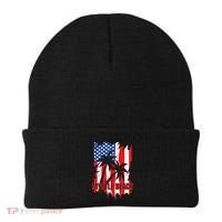 Myrtle Beach Vacation American Flag Beanie thumb 0