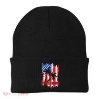 Myrtle Beach Vacation American Flag Beanie thumb 0
