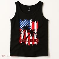 Myrtle Beach Vacation American Flag Tank Top thumb 2