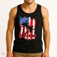 Myrtle Beach Vacation American Flag Tank Top thumb 3