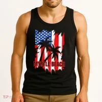 Myrtle Beach Vacation American Flag Tank Top thumb 3