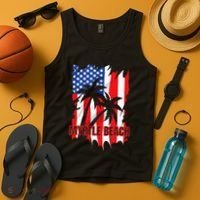 Myrtle Beach Vacation American Flag Tank Top thumb 4