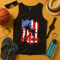 Myrtle Beach Vacation American Flag Tank Top thumb 4