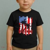 Myrtle Beach Vacation American Flag Toddler T-Shirt thumb 2
