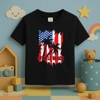 Myrtle Beach Vacation American Flag Toddler T-Shirt thumb 3