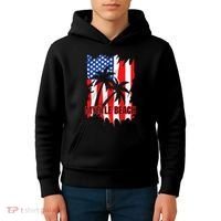 Myrtle Beach Vacation American Flag Kids Hoodie thumb 4