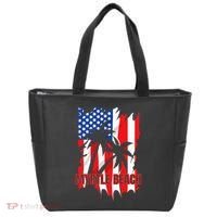 Myrtle Beach Vacation American Flag Tote Bag thumb 0