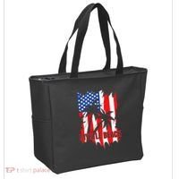 Myrtle Beach Vacation American Flag Tote Bag thumb 2