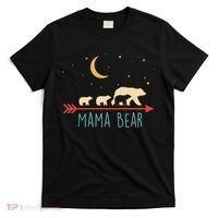 Mama Bear With 3 Cubs Hoodie Mama Bear Hooded T-Shirt thumb 0
