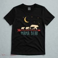 Mama Bear With 3 Cubs Hoodie Mama Bear Hooded T-Shirt thumb 5