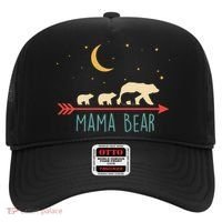 Mama Bear With 3 Cubs Hoodie Mama Bear Hooded Hat thumb 0