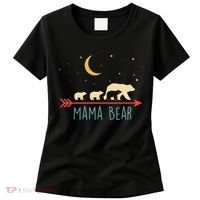 Mama Bear With 3 Cubs Hoodie Mama Bear Hooded Women's T-Shirt thumb 0