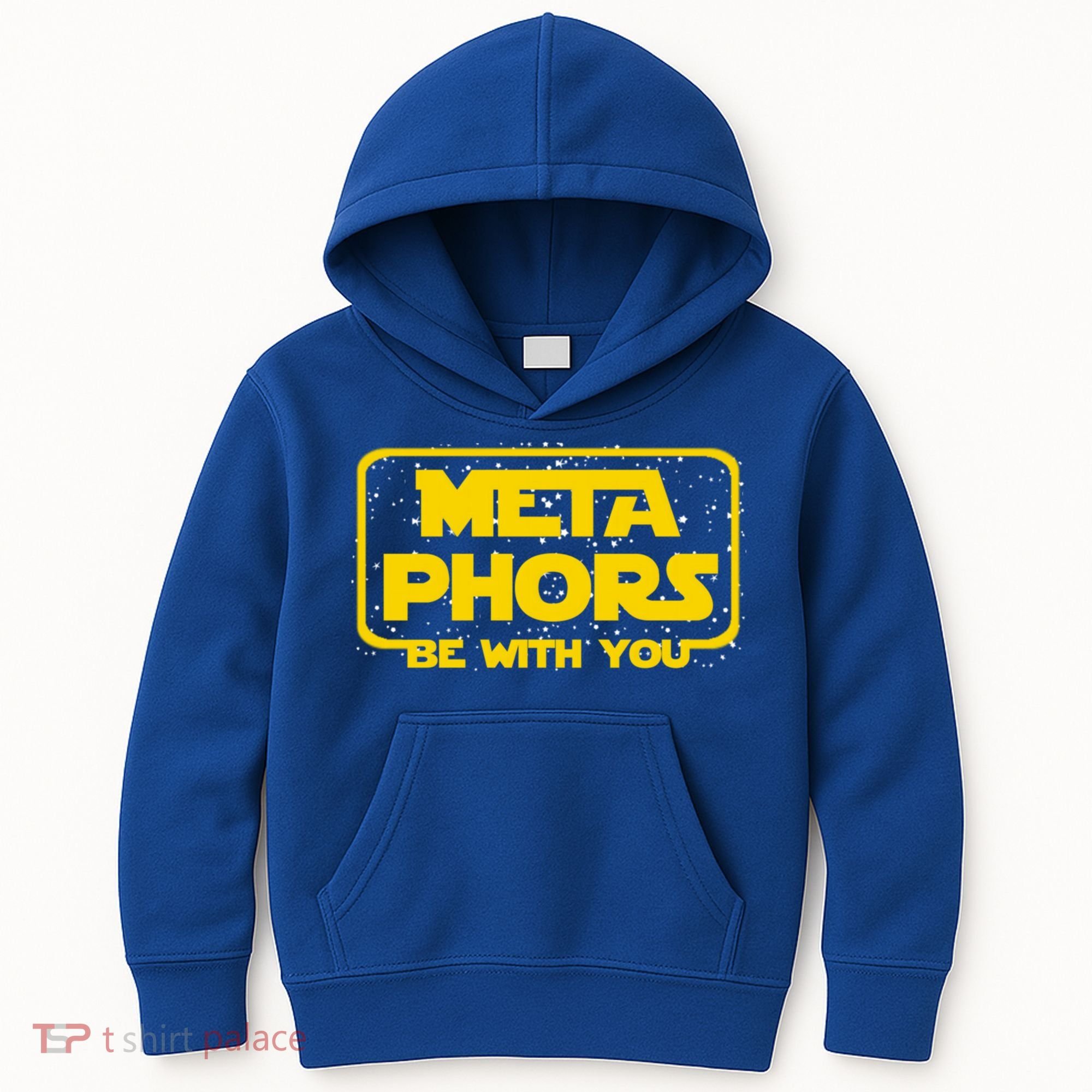 Metaphors Be With You Funny English Teacher Space Gift Kids Hoodie