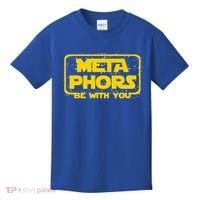 Metaphors Be With You Funny English Teacher Space Gift Kids T-Shirt thumb 0