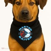 Master Baiter Worldwide Fishing USA-Made Doggie Bandana thumb 1