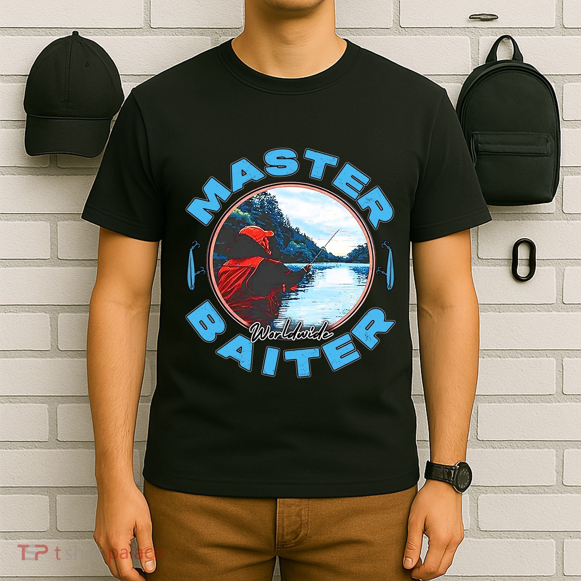Master Baiter Worldwide Fishing T-Shirt