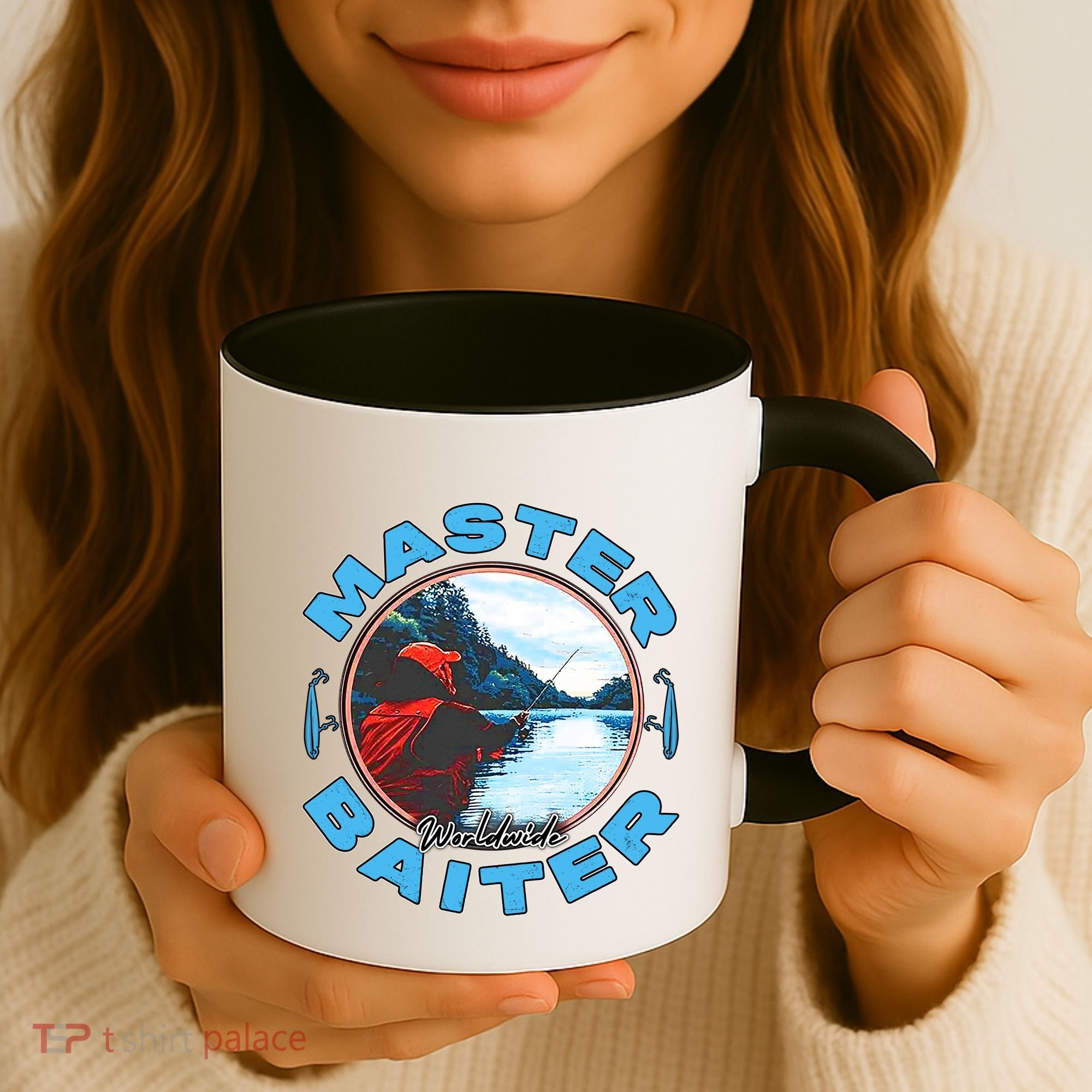 Master Baiter Worldwide Fishing Coffee Mug