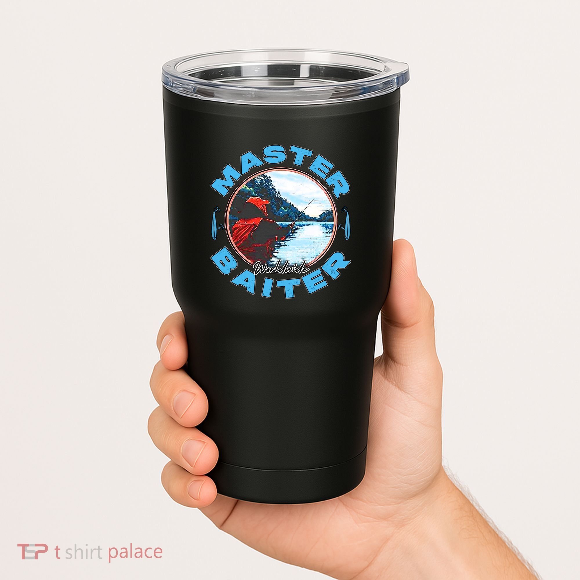 Master Baiter Worldwide Fishing Tumbler