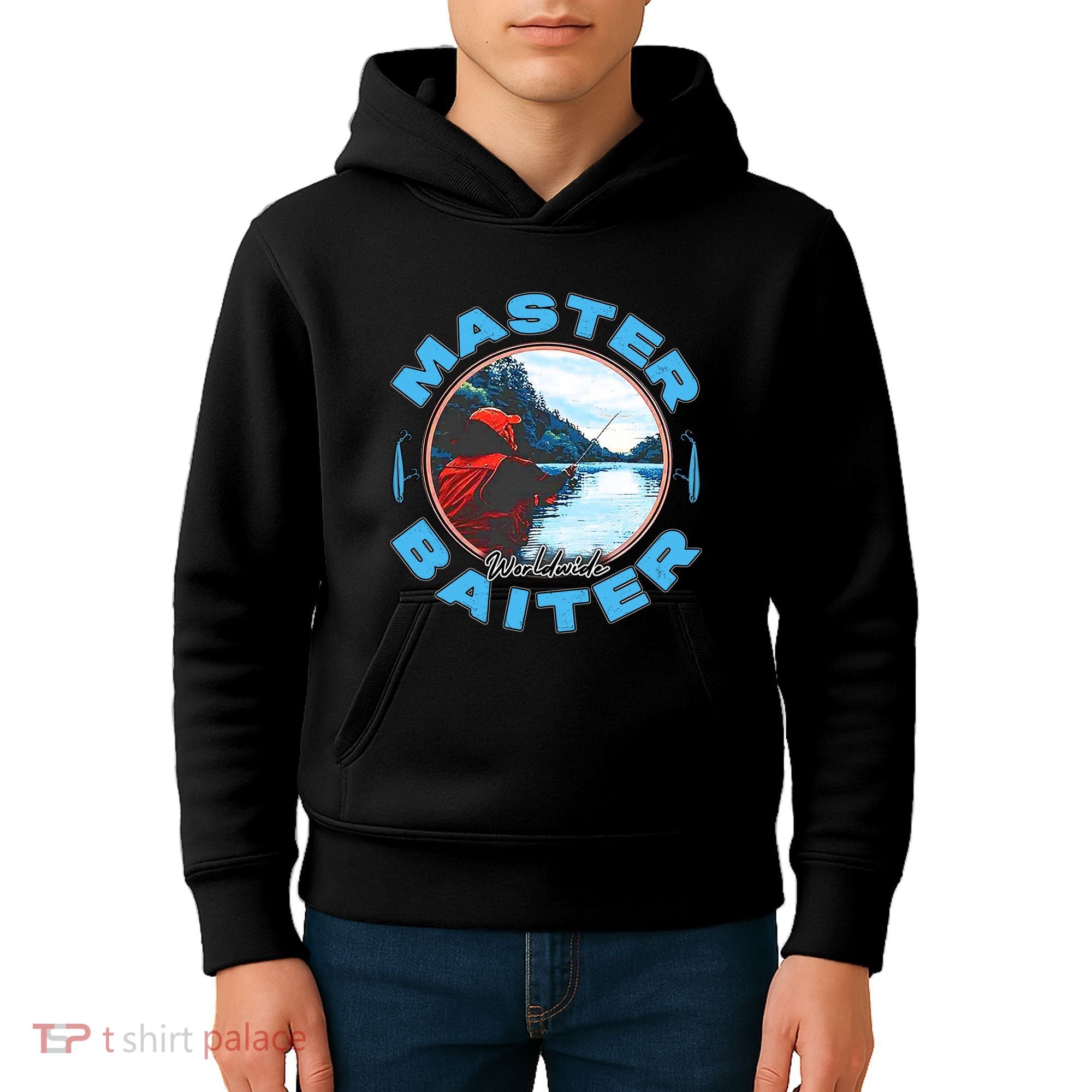 Master Baiter Worldwide Fishing Kids Hoodie