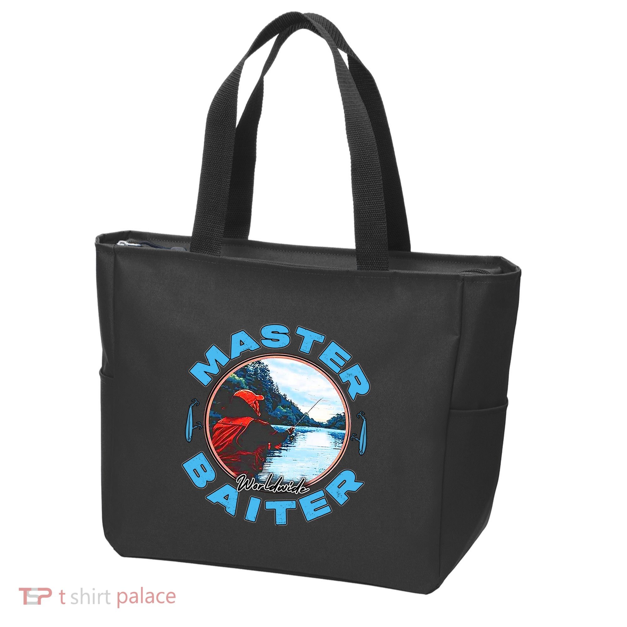Master Baiter Worldwide Fishing Tote Bag