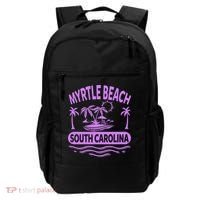 Myrtle Beach Womens Purple South Carolina Beach Vacation Backpack thumb 0