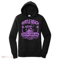 Myrtle Beach Womens Purple South Carolina Beach Vacation Women's Hoodie thumb 0