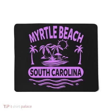 Myrtle Beach Womens Purple South Carolina Beach Vacation Mousepad