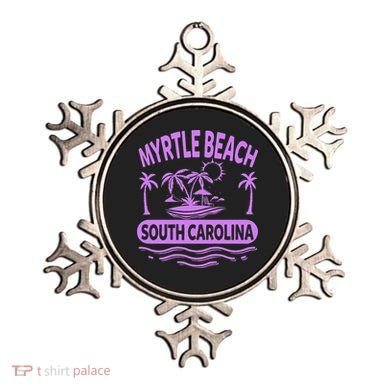 Myrtle Beach Womens Purple South Carolina Beach Vacation Ornament