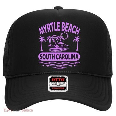 Myrtle Beach Womens Purple South Carolina Beach Vacation Hat