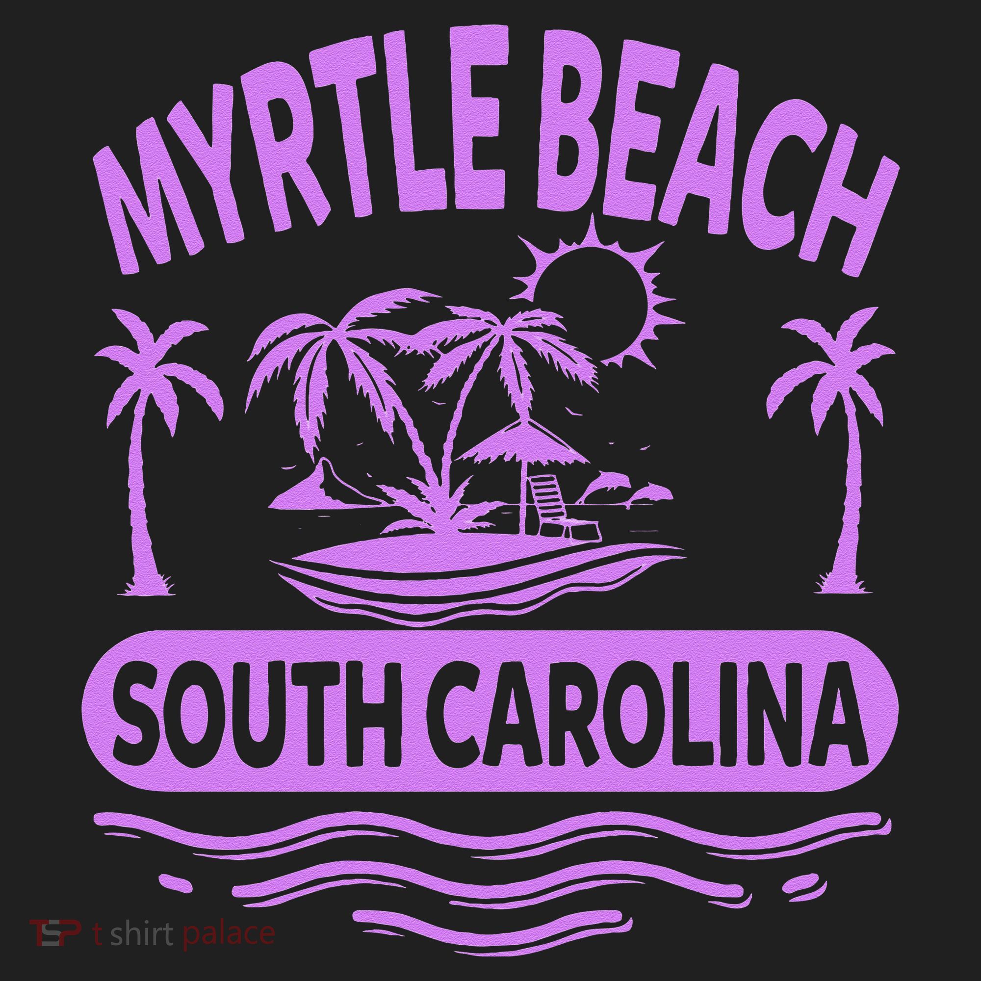 Myrtle Beach Womens Purple South Carolina Beach Vacation Hat