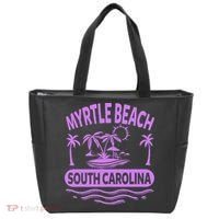 Myrtle Beach Womens Purple South Carolina Beach Vacation Tote Bag thumb 0