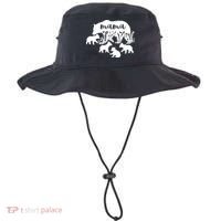 Mama Bear With 4 Cubs MotherS Day Mom Birthday Funny Gift Bucket Hat thumb 0
