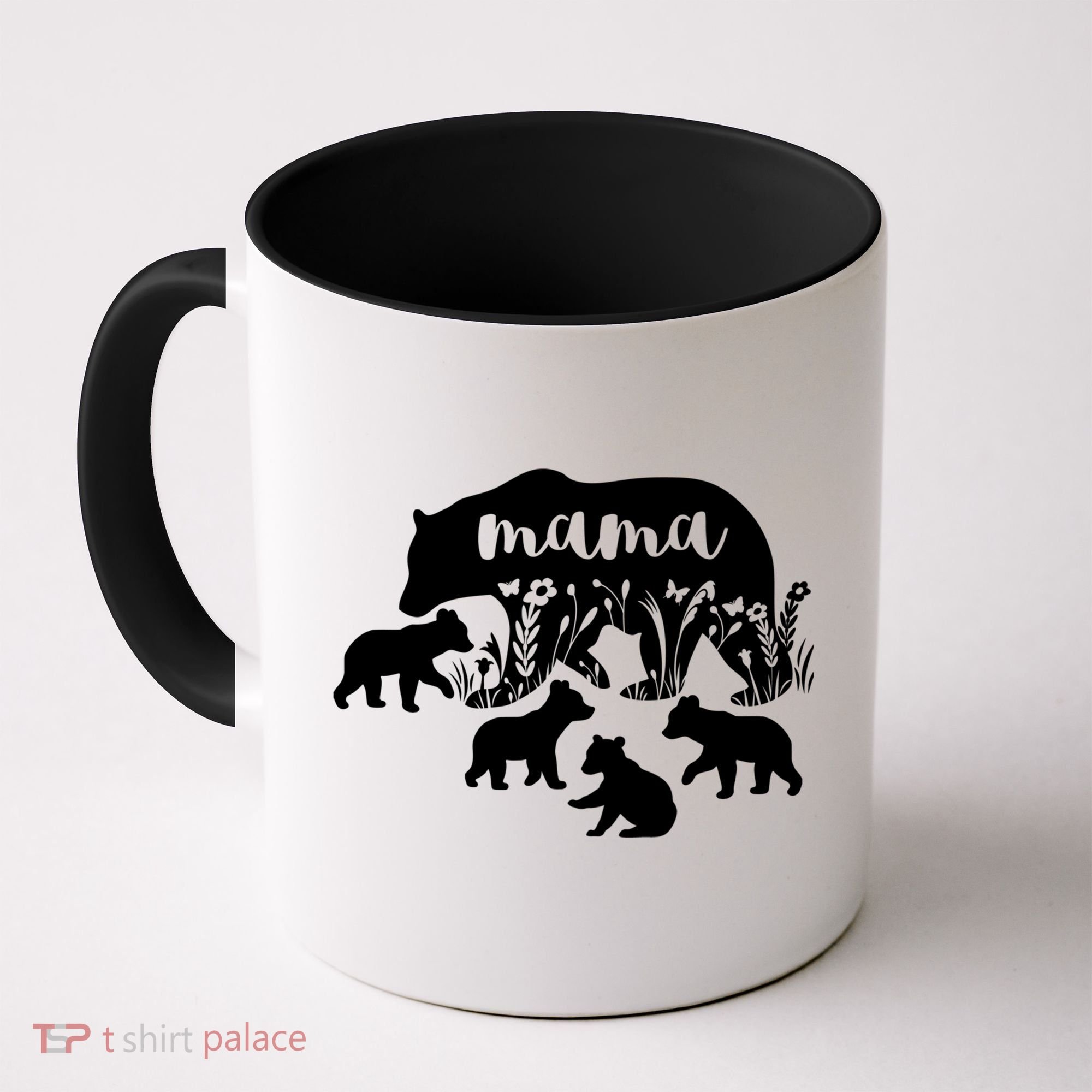 Mama Bear With 4 Cubs MotherS Day Mom Birthday Funny Gift Coffee Mug