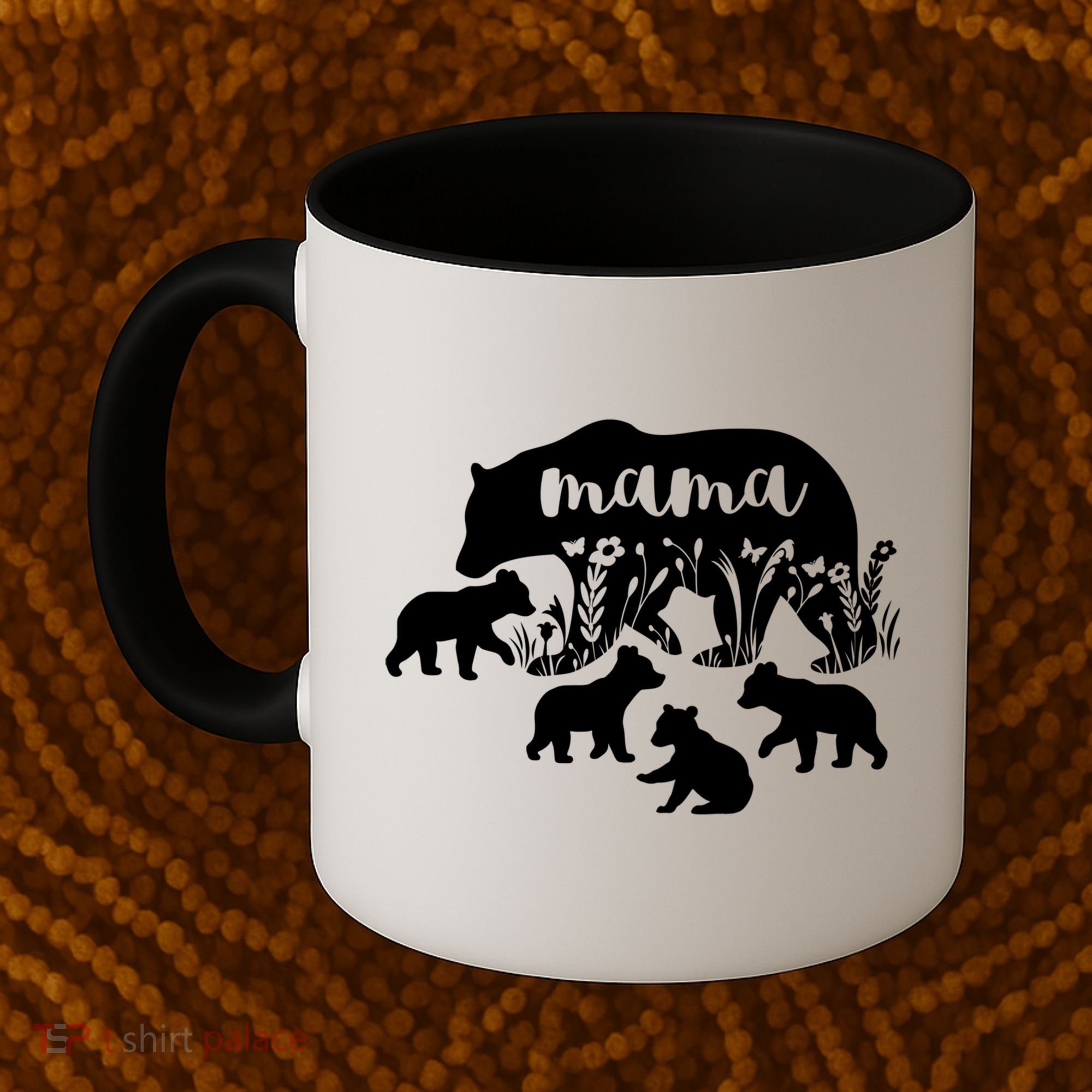 Mama Bear With 4 Cubs MotherS Day Mom Birthday Funny Gift Coffee Mug