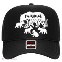 Mama Bear With 4 Cubs MotherS Day Mom Birthday Funny Gift Hat thumb 0
