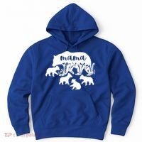 Mama Bear With 4 Cubs MotherS Day Mom Birthday Funny Gift Hoodie thumb 0