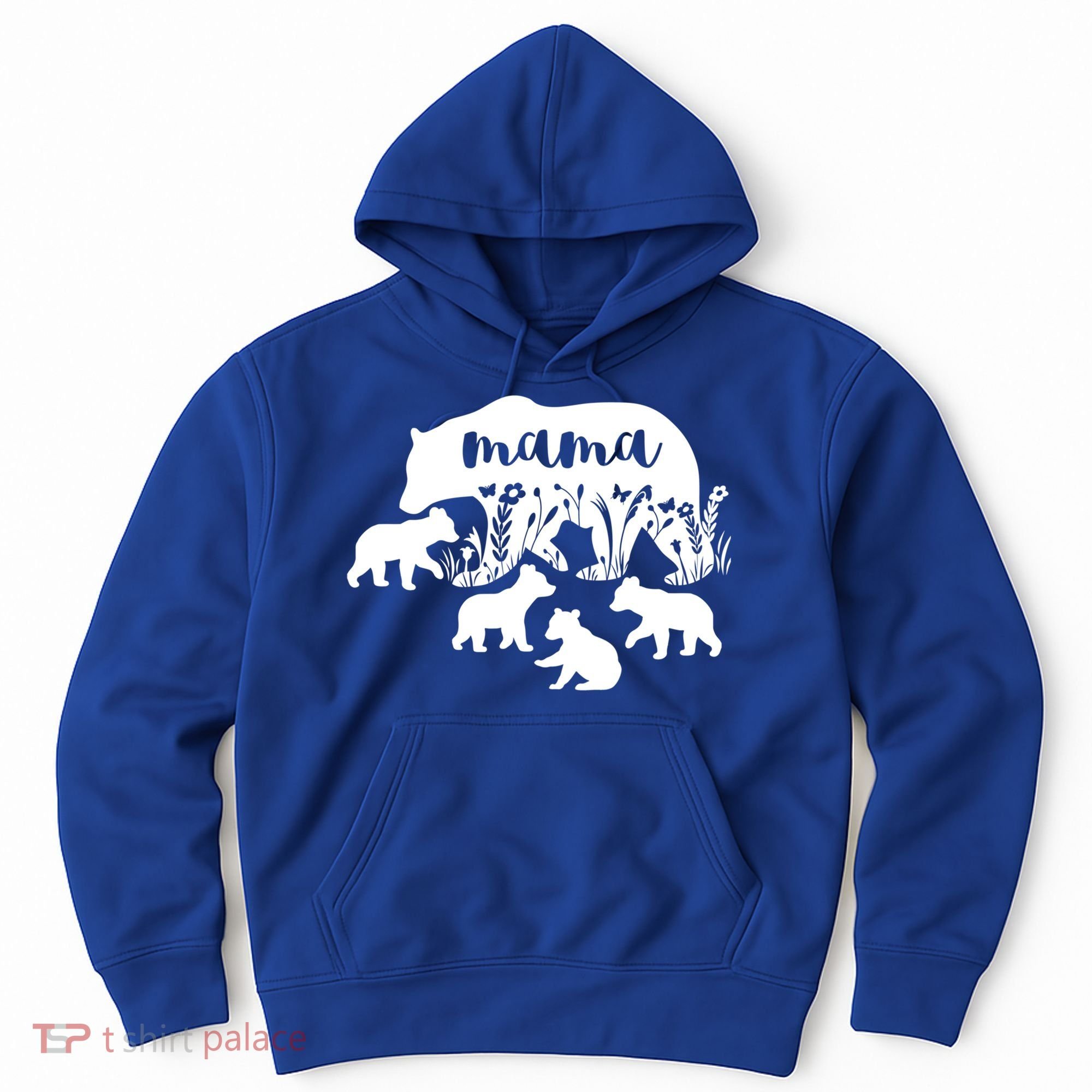 Mama Bear With 4 Cubs MotherS Day Mom Birthday Funny Gift Hoodie