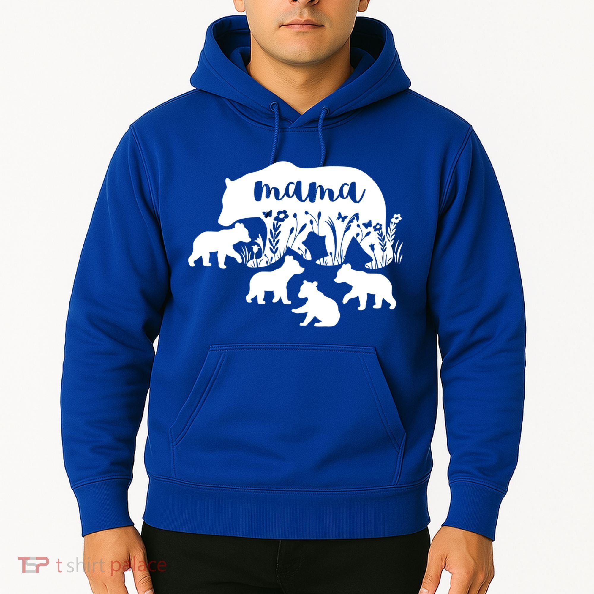 Mama Bear With 4 Cubs MotherS Day Mom Birthday Funny Gift Hoodie