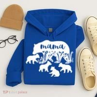 Mama Bear With 4 Cubs MotherS Day Mom Birthday Funny Gift Hoodie thumb 4