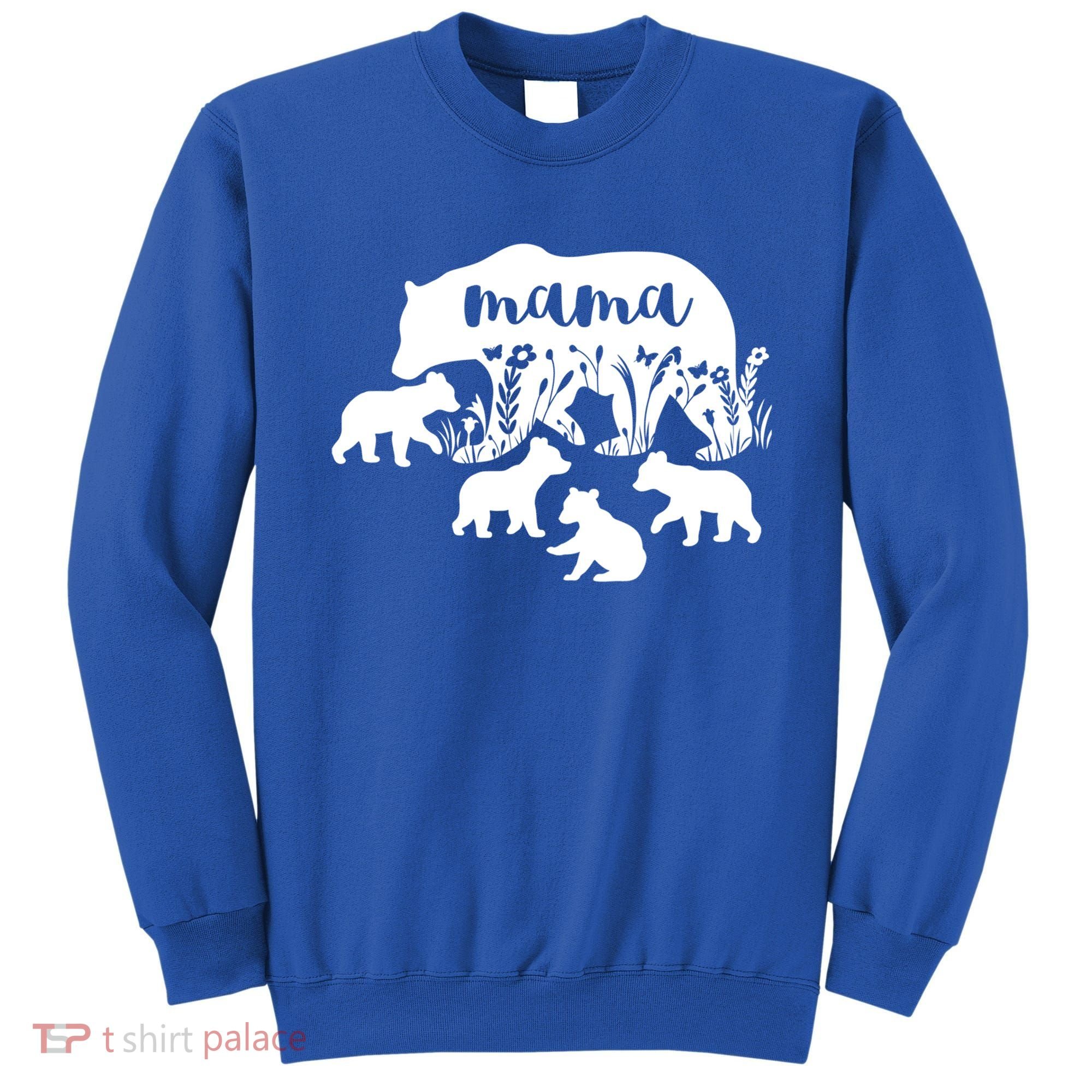 Mama Bear With 4 Cubs MotherS Day Mom Birthday Funny Gift Sweatshirt